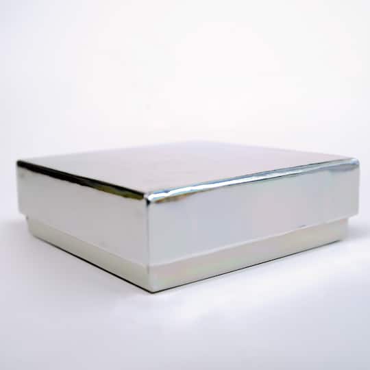 Holographic Silver Jewelry Gift Box by Celebrate It™